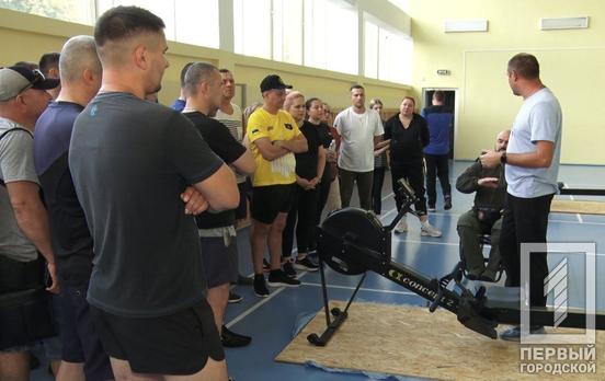 В рамках VETERANS FAMILY GAMES Кривий Ріг-2023 відбулись тренування з веслування на тренажерах