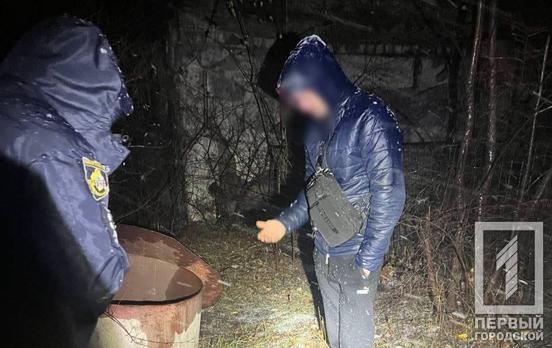 У Кривому Розі поліція охорони «схопила за руку» крадія металобрухту