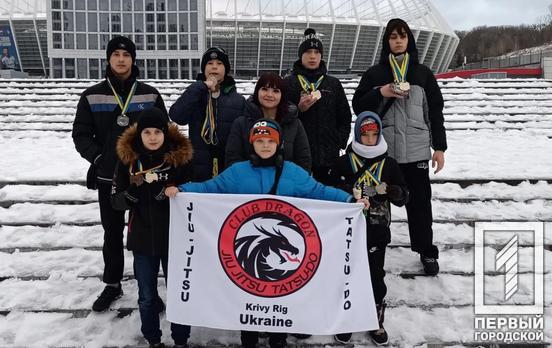 Цілий оберемок нагород вибороли спортсмени з Кривого Рогу на чемпіонаті України з Джиу-джитсу