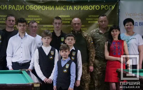 В Кривом Роге прошел III этап соревнований по бильярду среди ветеранов войны и участников боевых действий и членов их семей в рамках городских спортивных соревнований Veterans Family Games Кривой Рог - 2024