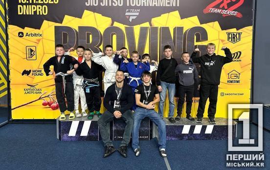 Криворожские джиу-джитсеры привезли из Днепра два десятка медалей и командную победу