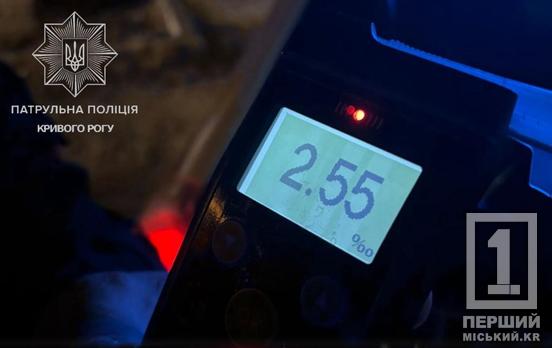 Разом з рівнем алкоголю у крові зростала кількість порушень на дорозі: на «радари» криворізьких патрульних потрапили двоє керманичів добряче під градусом