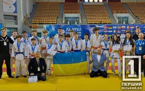 Три золота на двох: криворізькі джитсери блискуче виступили на чемпіонаті Європи