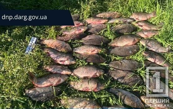 Рыбалка за 55 тысяч гривен: в Терновском районе задержали браконьера с сетью