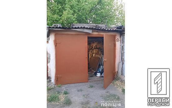 Поліцейські Кривого Рогу затримали чоловіка, який обікрав гараж