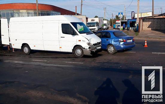 В Кривом Роге произошла авария, никто не пострадал