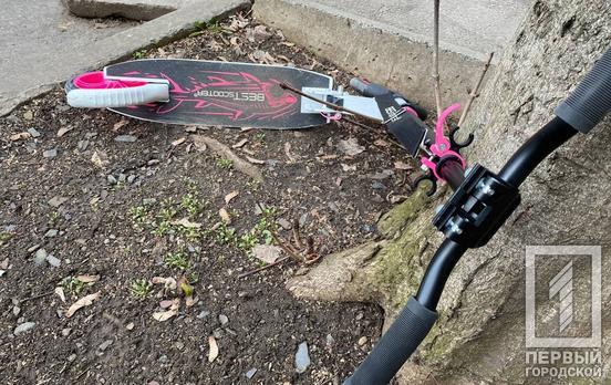 В Кривом Роге машина сбила ребёнка на самокате