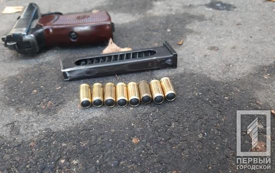 Правоохоронці Кривого Рогу вилучили з автомобіля містянина зброю та боєприпаси