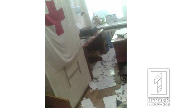 В Кривом Роге неизвестные вынесли технику из офиса Красного Креста Украины