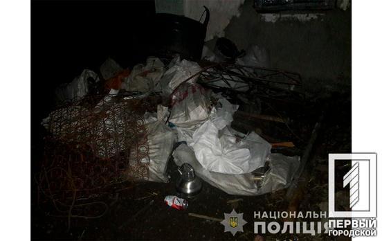 Полтонны металлолома: полицейские Кривого Рога закрыли ещё один незаконный пункт приёма