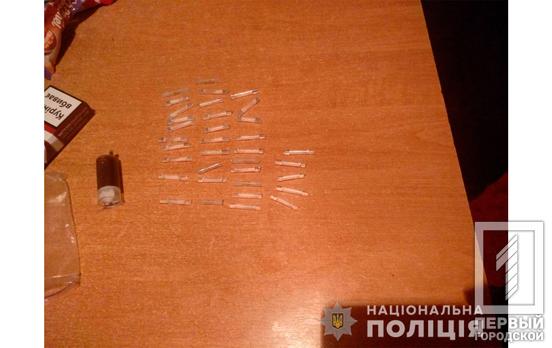 Метамфетамин, «ширка» и каннабис: у двух жителей Кривого Рога изъяли запрещённые вещества