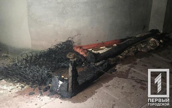 В Кривом Роге горела постройка возле заброшенного развлекательного комплекса