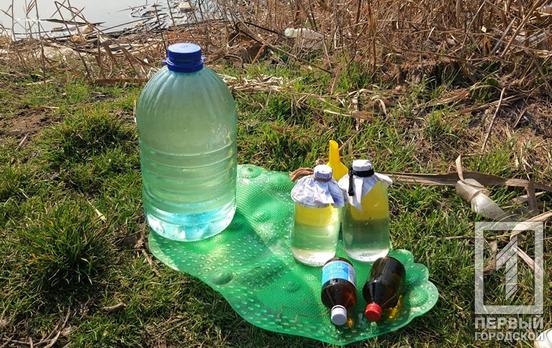 Экологи Кривого Рога отобрали пробы воды в двух прудах