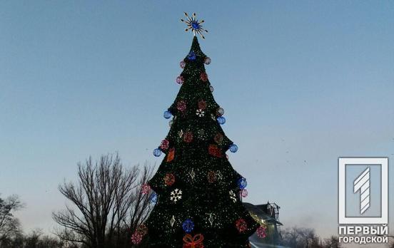 В Кривом Роге открыли главную ёлку города